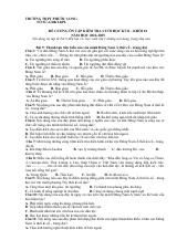 Đề cương ôn tập Học kì 2 Lịch sử 10 năm 2024–2025 trường THPT Phước Long (TP Hồ Chí Minh)